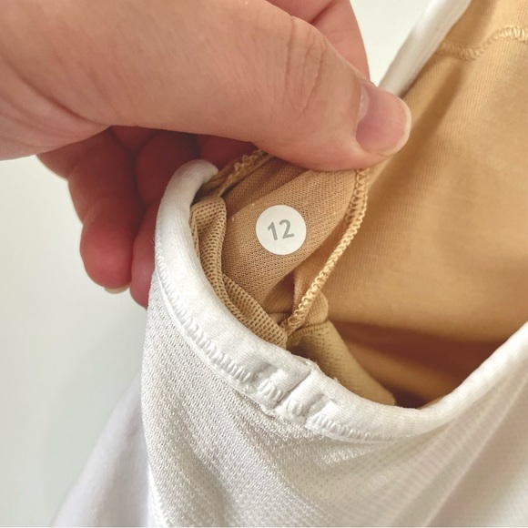 Lululemon Cardio Kick Tank White Size 12 - Picture 11 of 11